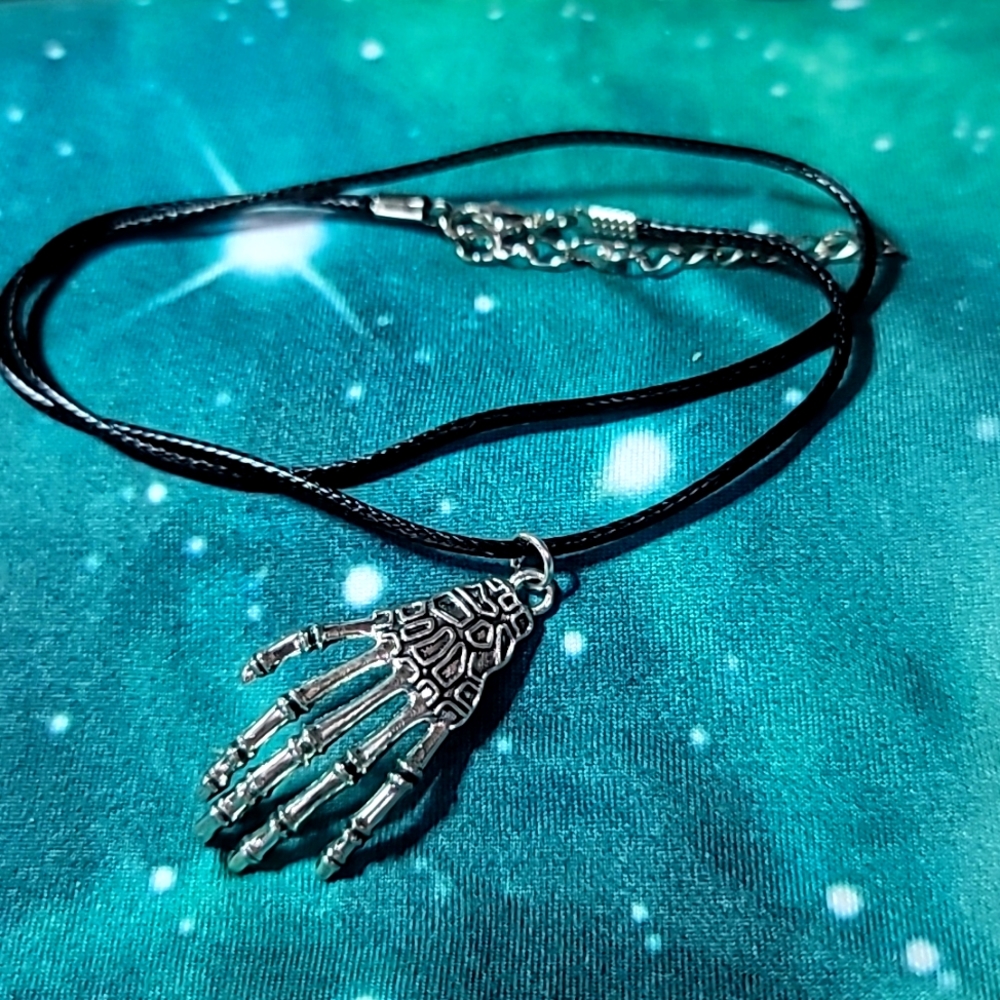 Skeleton Hand Necklace #2